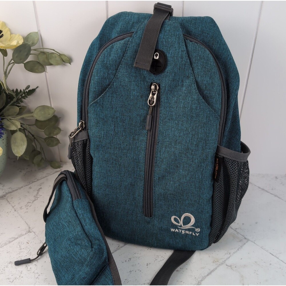 Waterfly Urban Elite 2.0 Ultralight Crossbody Bag Dark Teal Sling Hiking Daypack
